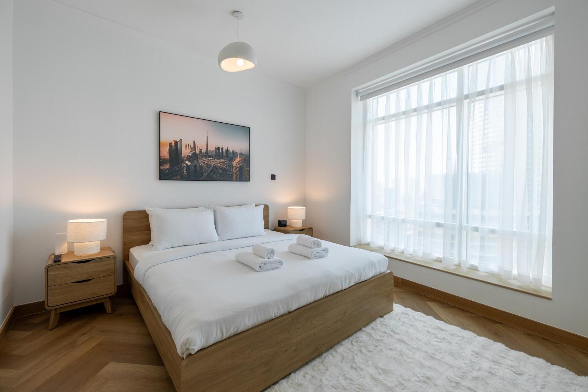 Upgraded Apartment With Stunning Burj Khalifa View Dubaj Zewnętrze zdjęcie