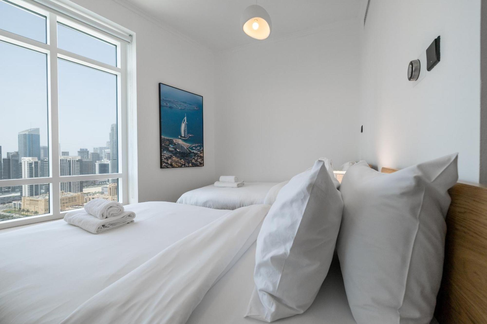 Upgraded Apartment With Stunning Burj Khalifa View Dubaj Zewnętrze zdjęcie