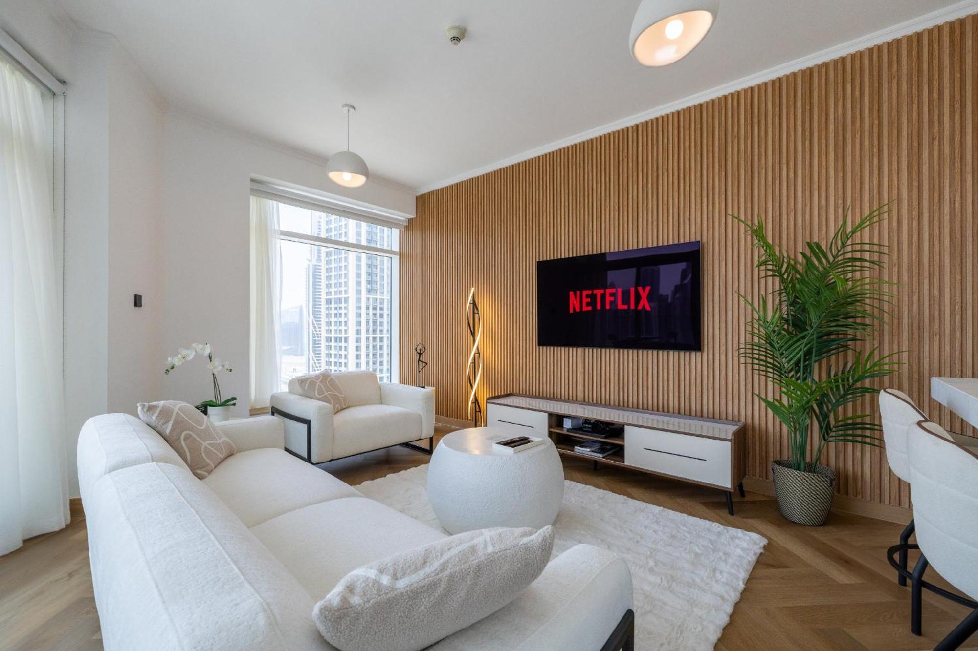 Upgraded Apartment With Stunning Burj Khalifa View Dubaj Zewnętrze zdjęcie